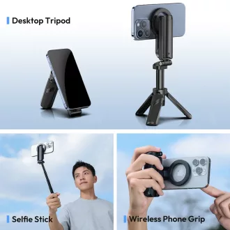   Ulanzi JJ03 okostelefon markolat, Magsafe állvány és selfie bot egyben, bluetooth kioldóval