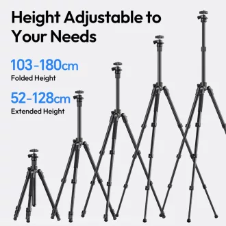   Ulanzi TT53 Traveler állvány + monopod, 103-180cm, 3kg teherbírás, Uka gyorscseretalp