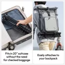 Ulanzi TT53 Traveler állvány + monopod, 103-180cm, 3kg teherbírás, Uka gyorscseretalp