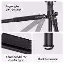 Ulanzi TT53 Traveler állvány + monopod, 103-180cm, 3kg teherbírás, Uka gyorscseretalp