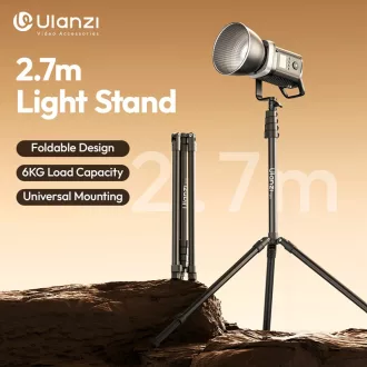   Ulanzi T270 led/lámpaállvány, 270cm, 6 kg teherbírás, 180 fok-ban visszafordítható lábakkal