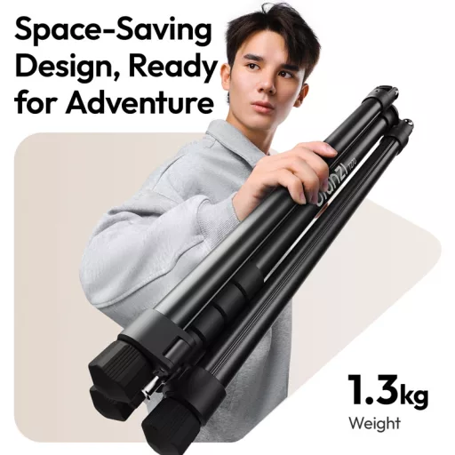 Ulanzi T270 led/lámpaállvány, 270cm, 6 kg teherbírás, 180 fok-ban visszafordítható lábakkal