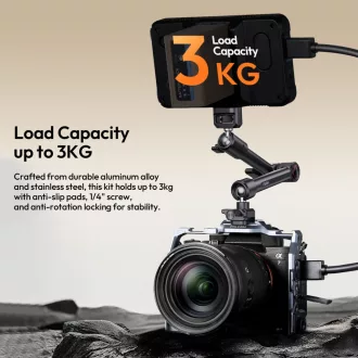 Ulanzi HD02 multi funkionális super clamp, satu + magic arm