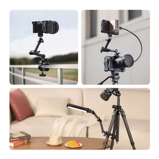 Ulanzi HD02 multi funkionális super clamp, satu + magic arm