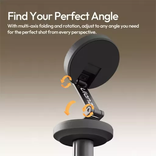 Ulanzi MT-85 automatikusan nyíló selfie állvány, monopod, Magsafe, 146cm, bluetooth, fekete
