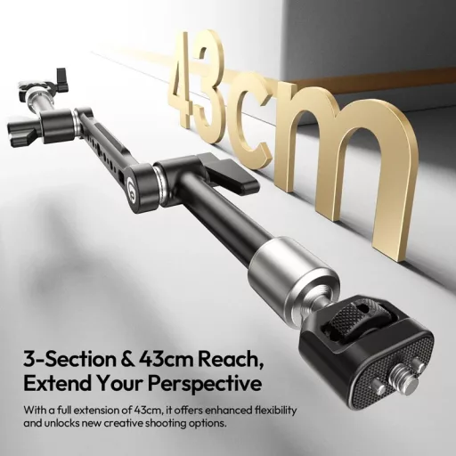 Ulanzi TA10 3 részes magic arm, 43cm, Nato Rail, ARRI Pin