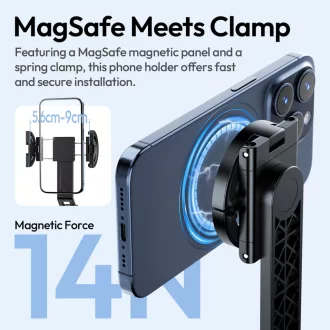   Ulanzi TT88 Overhead asztali mini állvány, Magsafe, bluetooth adapter, fekete