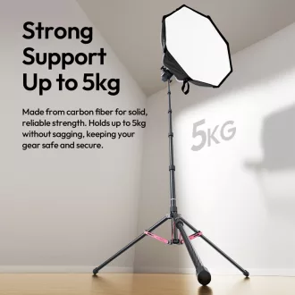   Ulanzi T230 led/lámpaállvány, 58-230cm, 5kg teherbírás, 180 fok-ban visszafordítható lábakkal