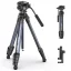 Ulanzi OMBRA II XINAG videó állvány, 157cm, fluid videófej, 3kg teherbírás, telefontartó adapter