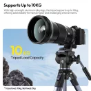 Ulanzi OMBRA II XINAG videó állvány, 157cm, fluid videófej, 3kg teherbírás, telefontartó adapter