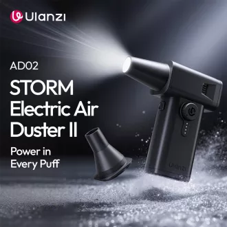   Ulanzi AD02 Storm beépített akkumulátoros porfújó, 130000RPM, fekete