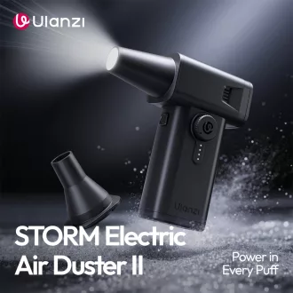   Ulanzi AD02 Storm beépített akkumulátoros porfújó, 130000RPM, fekete