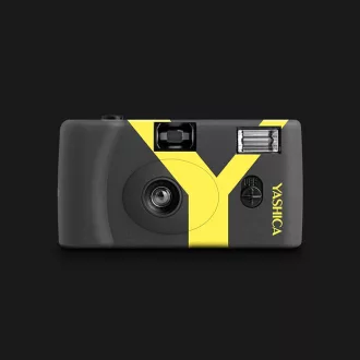   Yashica MF-1 Snapshot Art Camera Y Edition, analóg filmes fényképezőgép, szürke, 400/24 színes film
