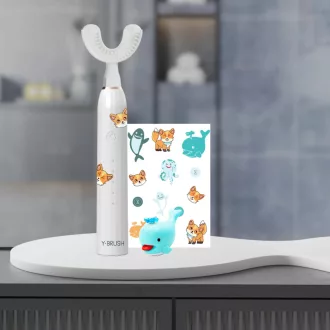   Y-Brush KidsBrush szónikus elektromos fogkefe, Y alakú fejjel, gyerekeknek