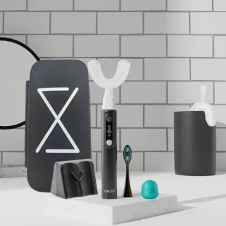   Y-Brush Ultra Premium Pack szónikus elektromos fogkefe, Y alakú+sima fejjel, 12 év felettieknek