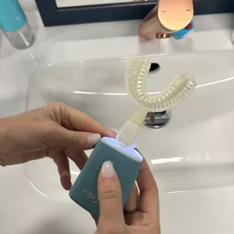   Y-Brush Essential szónikus elektromos fogkefe, Y alakú fejjel, 12 év felettieknek